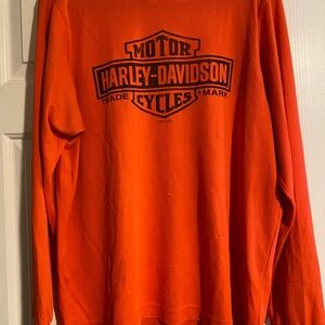 Harley-Davidson Bold Orange Long Sleeve Tee
